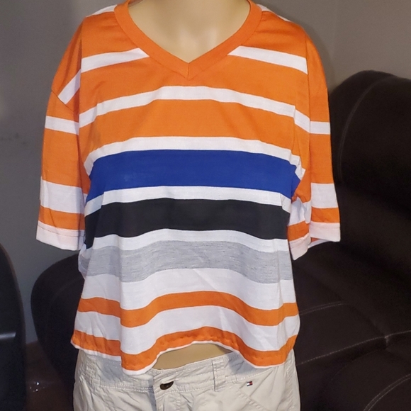 Women's true rock funky cropped top size medium - Picture 1 of 5